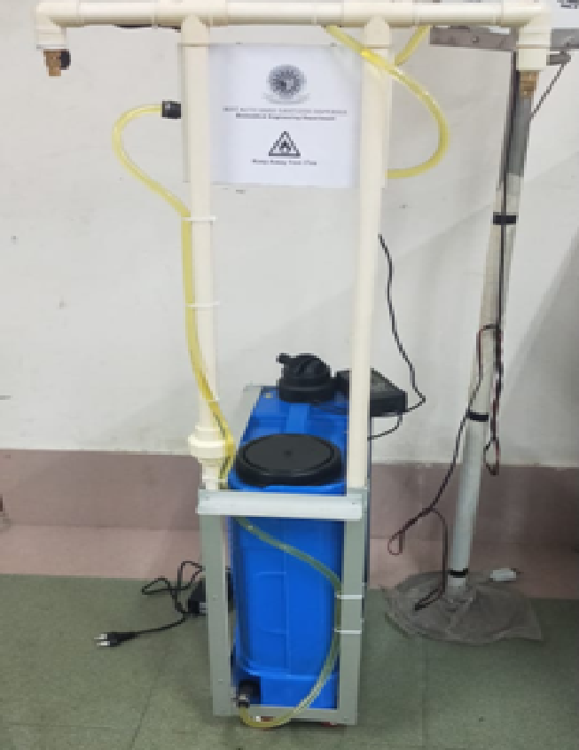 Automatic Sanitizer Spraying Station Project